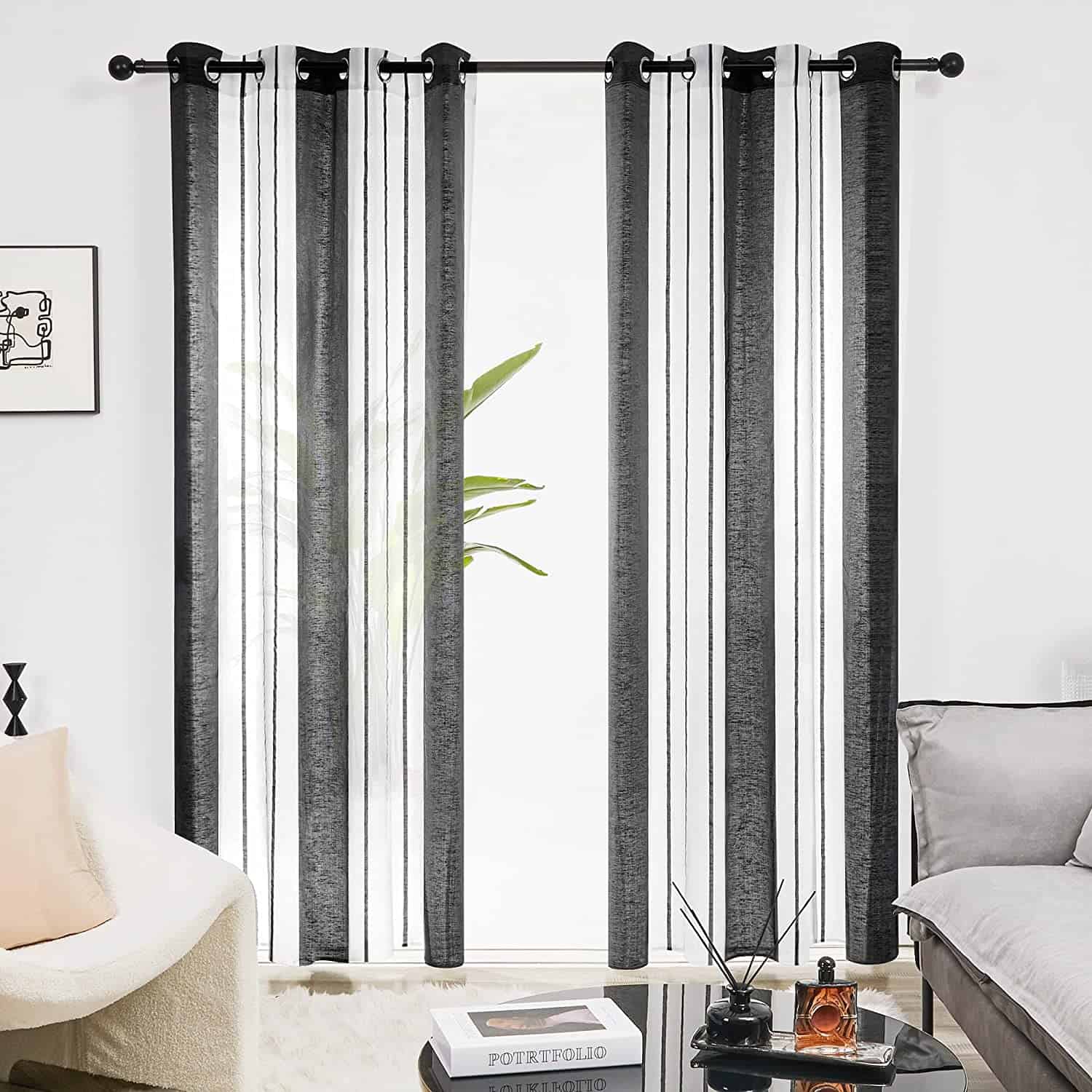 Cortinas De Red Florales Blancas | Venta Por Metro (Tejido 100% Poliéster Turquía)