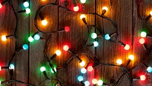 Luces de navidad eficientes