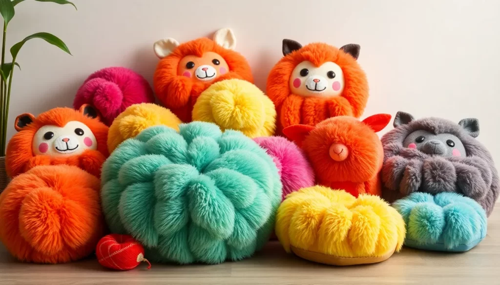 Pufs cómodos y divertidos con diseño atractivo