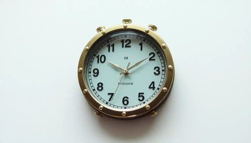 Reloj decorativo estilo claqueta de cine