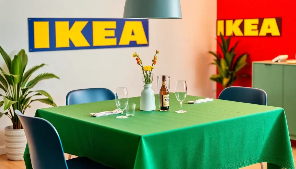 Ikea y el polémico mantel que prohíbe el uso del móvil en la mesa