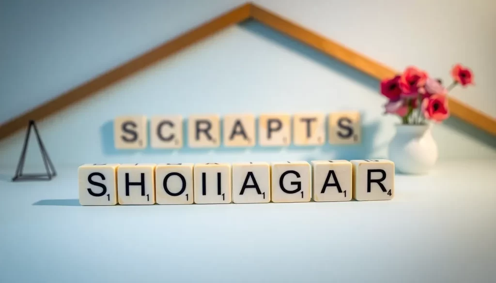 Decora tu hogar con letras de Scrabble