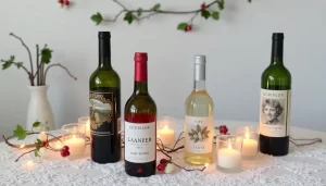 Macetas decorativas con botellas de vino recicladas out-0-211