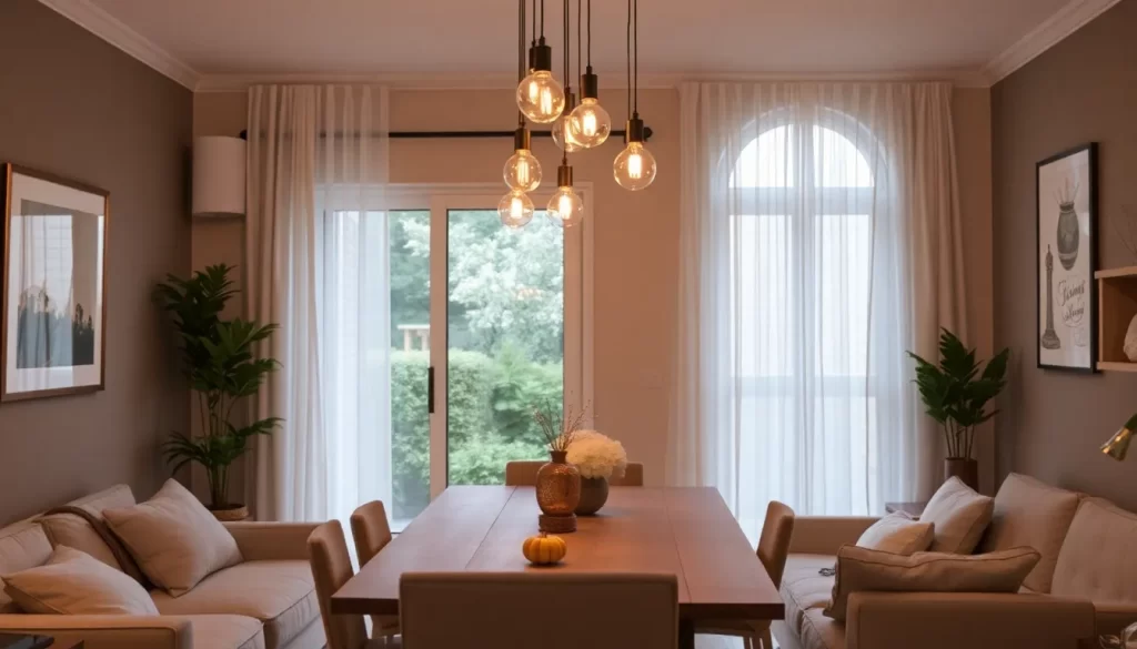 Luz en la decoración del hogar para un ambiente acogedor