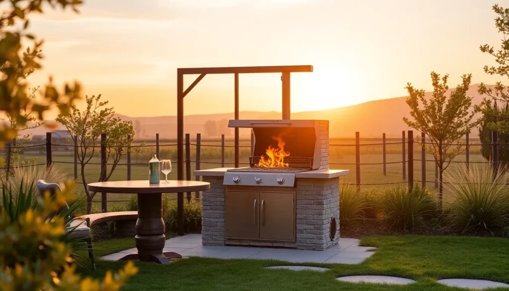 Barbacoa ecológica Sunplace que funciona con energía solar