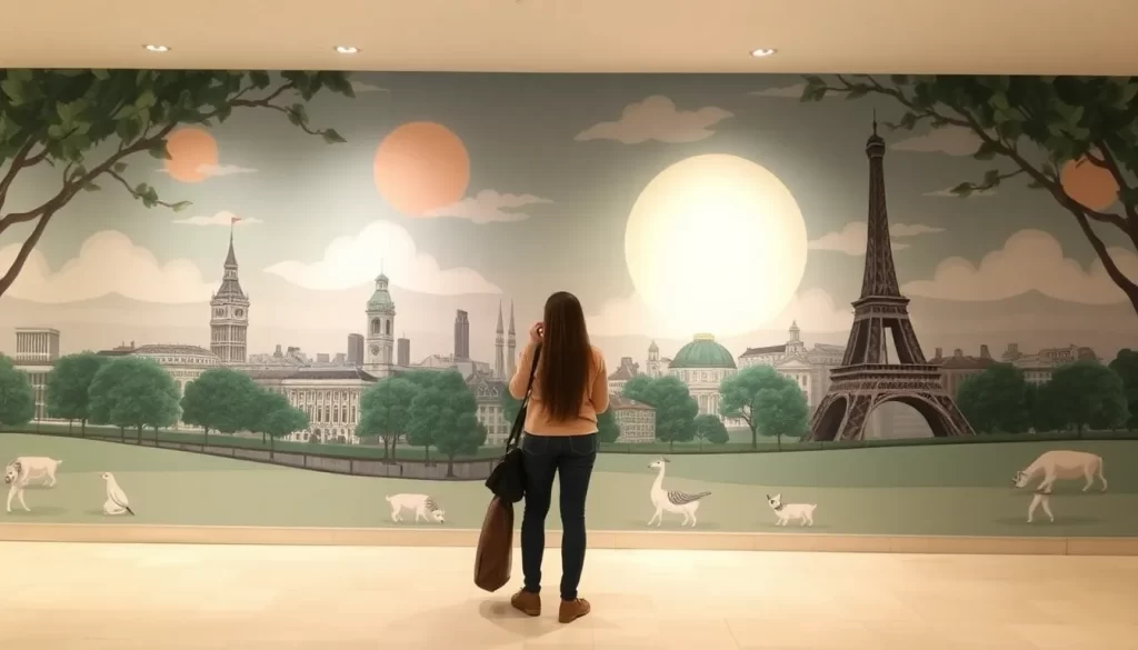 Guía para colocar un mural de tela de Lola París