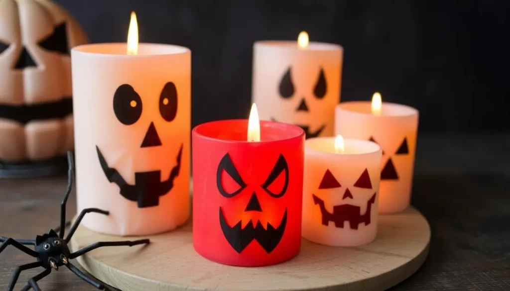 Cómo hacer velas divertidas y terroríficas para Halloween con botes reciclados