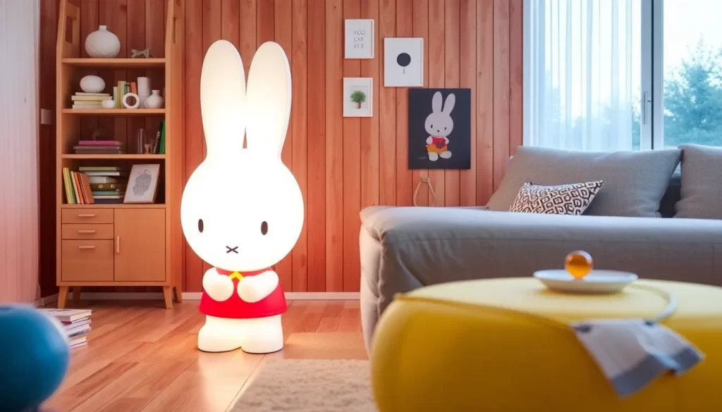 Lámpara Miffy gigante para decorar tu hogar