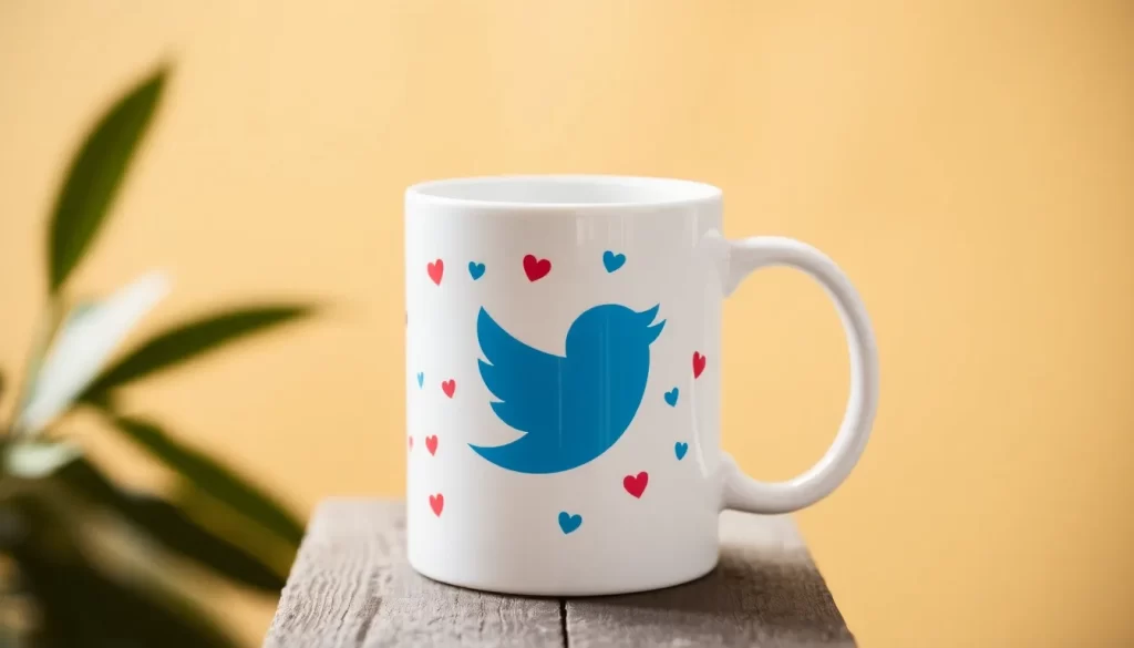 Taza Twitter ideal para amantes de la red social