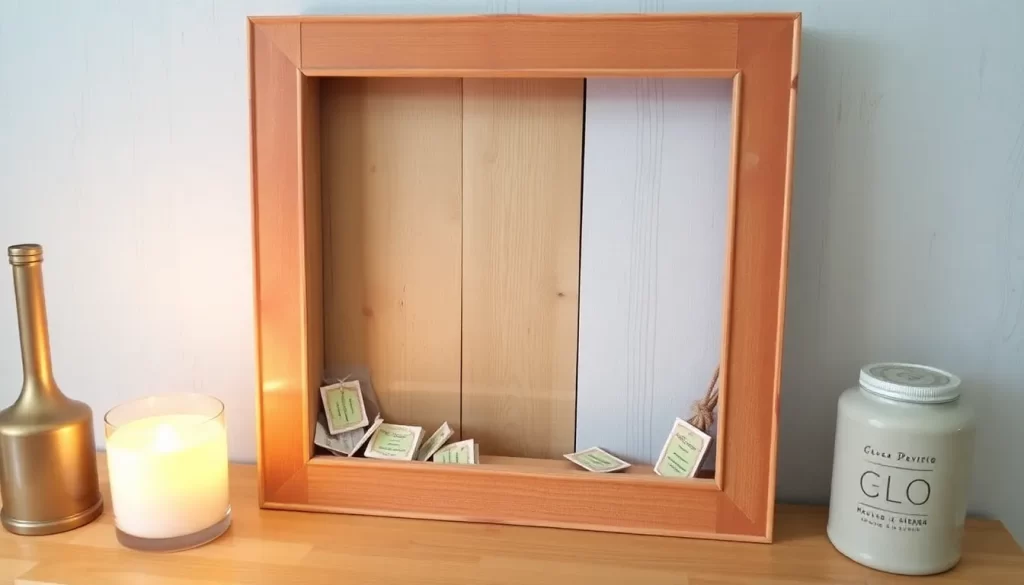 Reciclar y decorar un marco de madera envejecido DIY