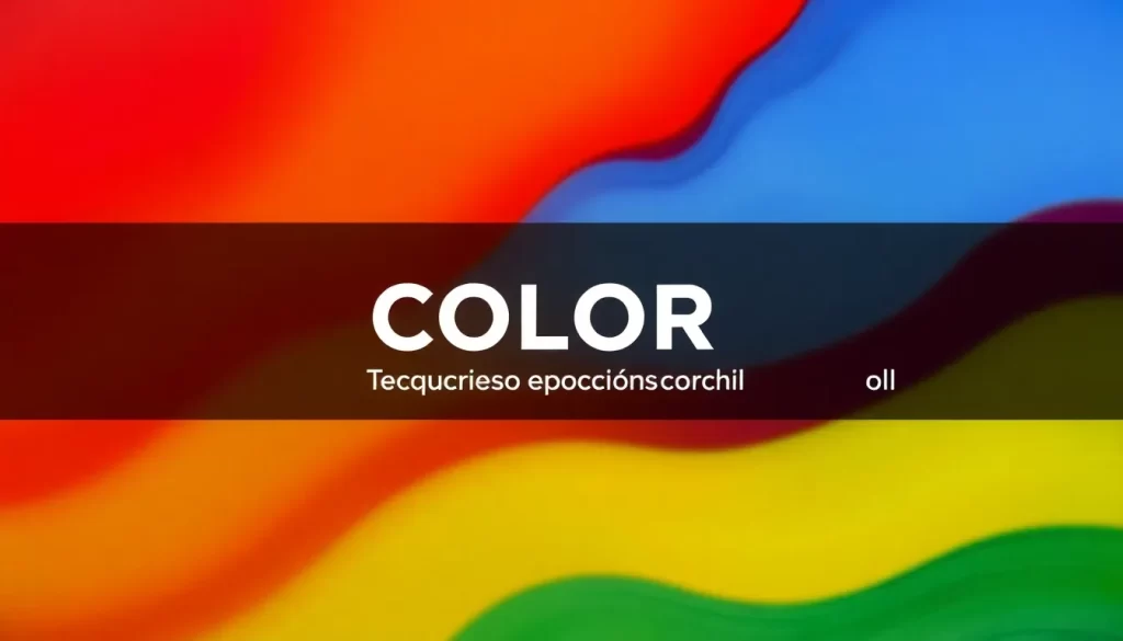 Significado de cada color y su expresión emocional