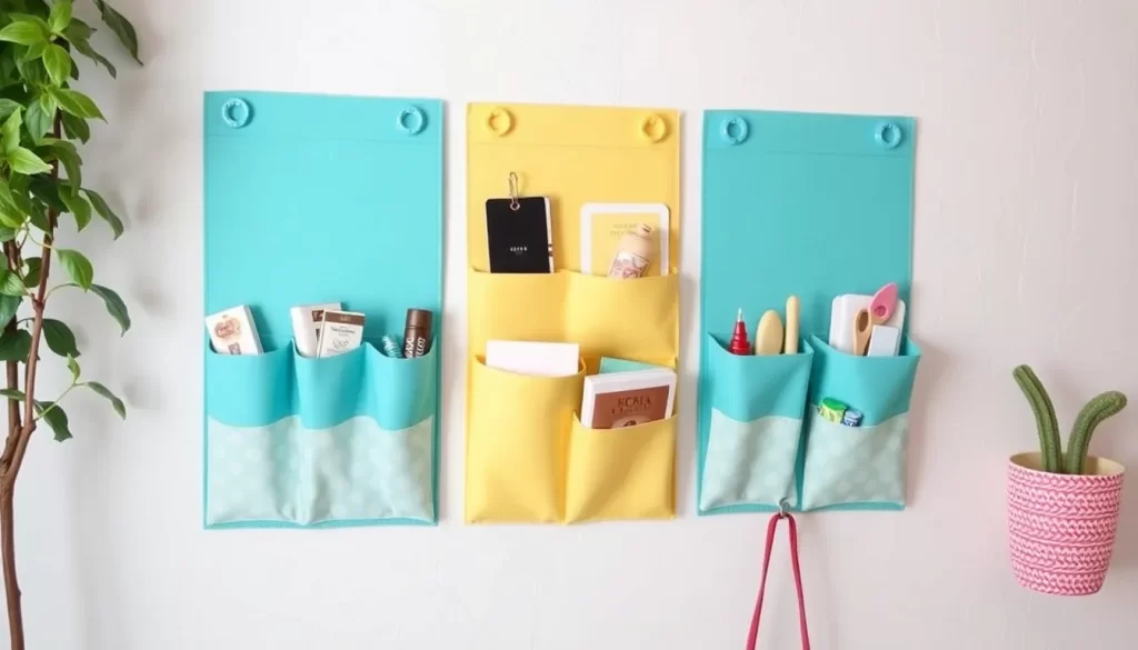 Bolsillos de pared Wallpockets para organización y decoración