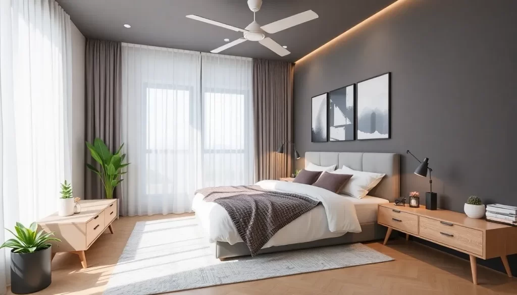 Decora una habitación moderna y minimalista para la relajación