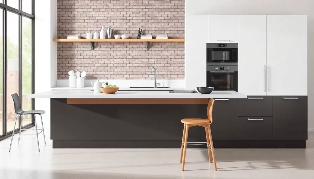 Mesas de cocina modernas plegables y extensibles económicas