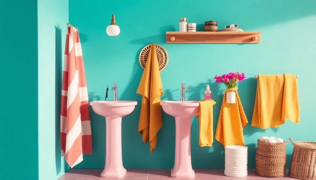 Toallas coloridas y alegres para disfrutar del verano