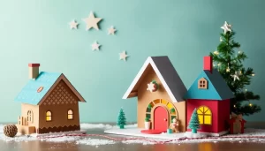 Regalos navideños: casas, casitas y juguetes de cartón para niños out-0-87