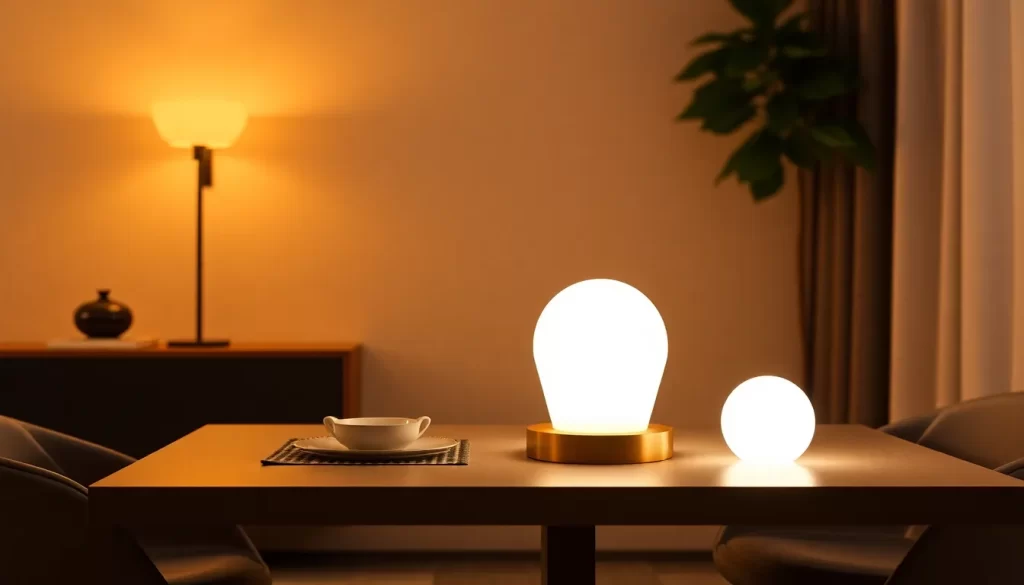 Lámparas LED de mesa 3D de BULBING para iluminación moderna