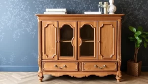 Cómo decorar un antiguo mueble aparador con estilo out-0-135