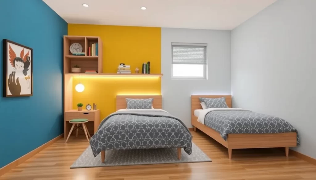 Dormitorios juveniles con diseño moderno y funcional