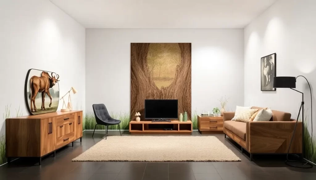 Muebles con diseño inspirado en la naturaleza animal