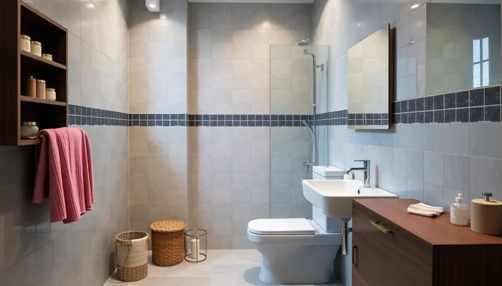 Cómo ahorrar espacio en el cuarto de baño de forma efectiva 2 Cómo ahorrar espacio en el cuarto de baño de forma efectiva