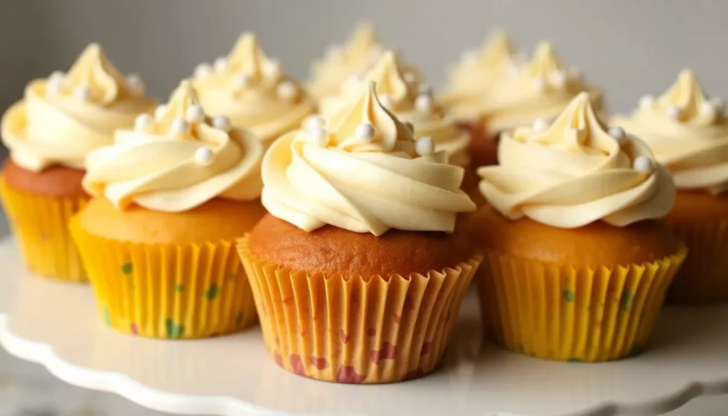 Vajilla vintage para cupcakes de Lily's Cupcakes