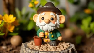 Maceta original en forma de muñeco Potman out-0-198