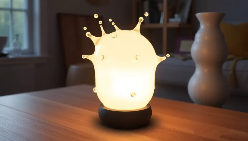 Lámpara de sobremesa Splash original y divertida para tu hogar