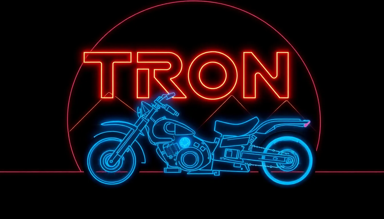 Vinilos adhesivos inspirados en Tron Legacy - VIP Cortinas