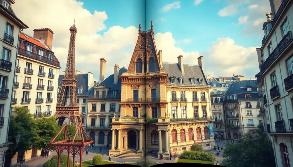 Piso en París que se despliega como un libro infantil