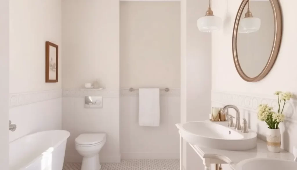 Cuartos de baño decorados con paredes de ladrillos hermosos