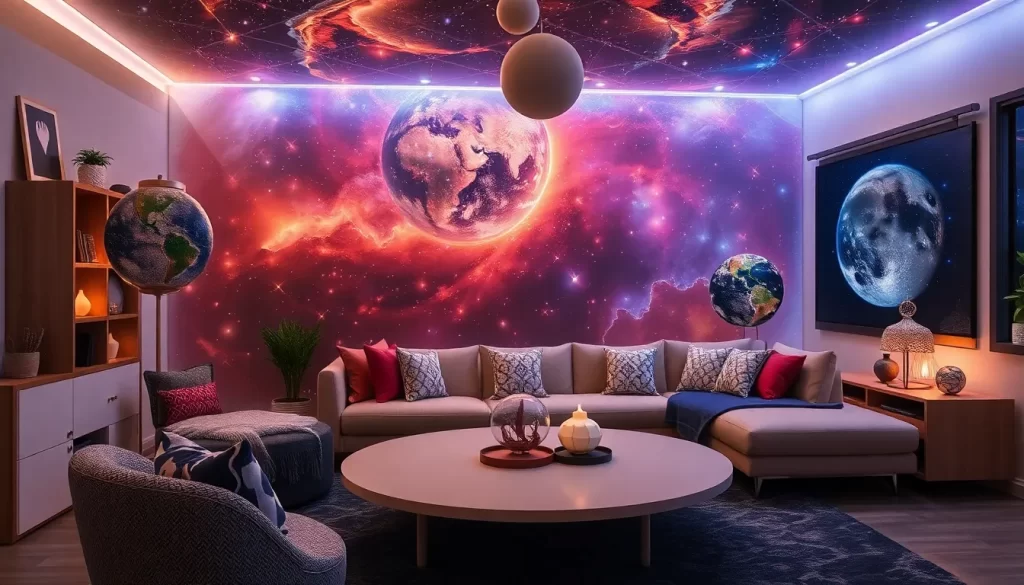 Decoración espacial para llevar el universo a tu hogar