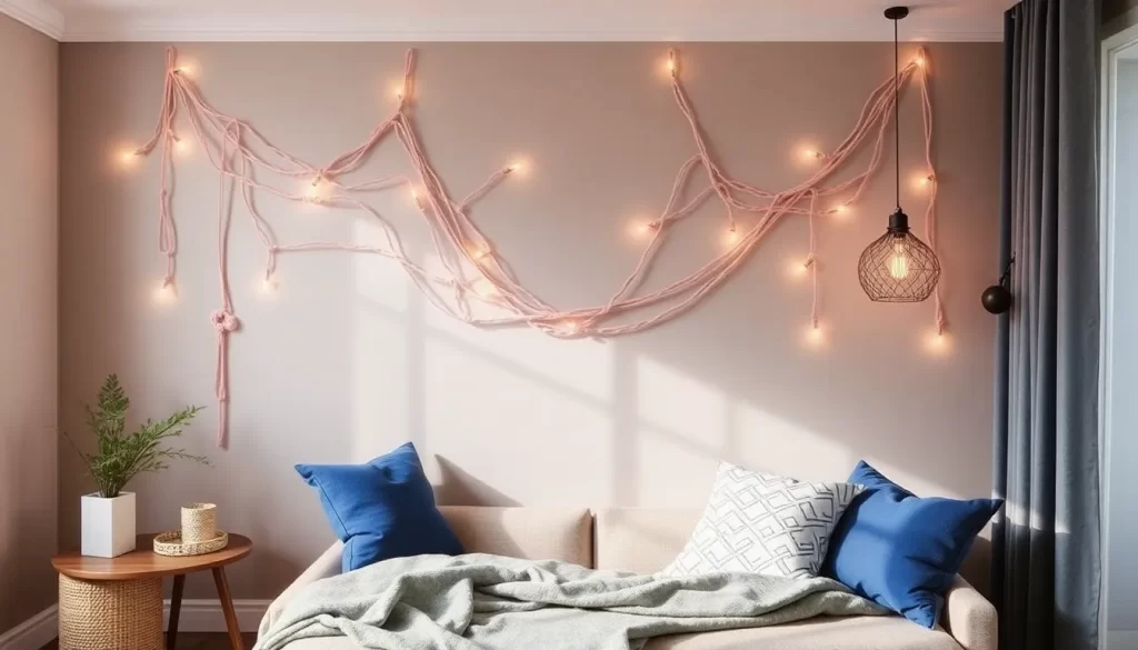 Ideas creativas para decorar paredes con cables
