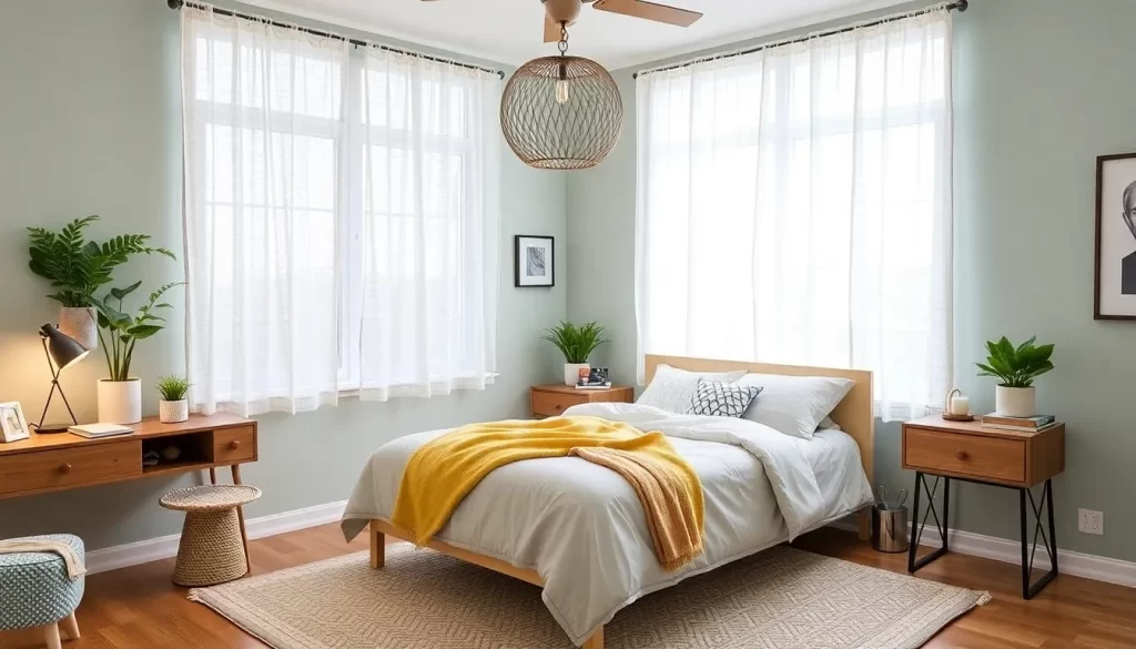 20 ideas para decorar el dormitorio con cortinas adecuadas