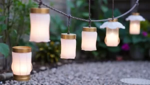 Ideas creativas para hacer lámparas caseras para el jardín out-0-667