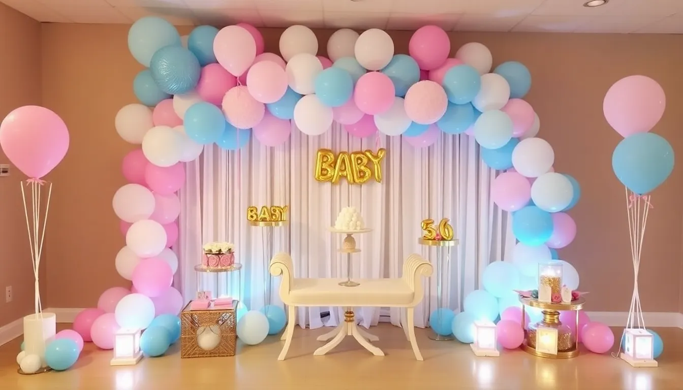 Ideas creativas para decorar un baby shower con globos - VIP Cortinas