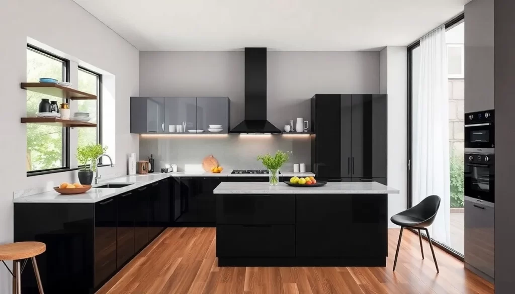 Cocinas negras: 25 diseños elegantes y modernos para tu hogar