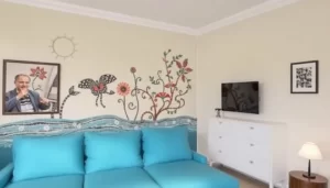 Ideas creativas para decorar paredes de casa con collages y mosaicos out-0-793