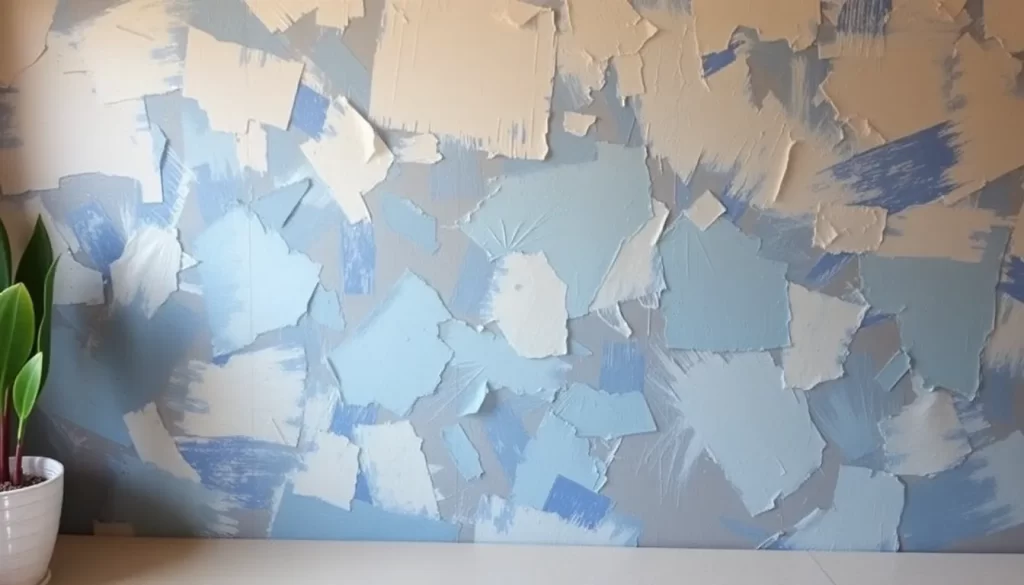 Pintar paredes con efecto papel pintado fácil y creativo