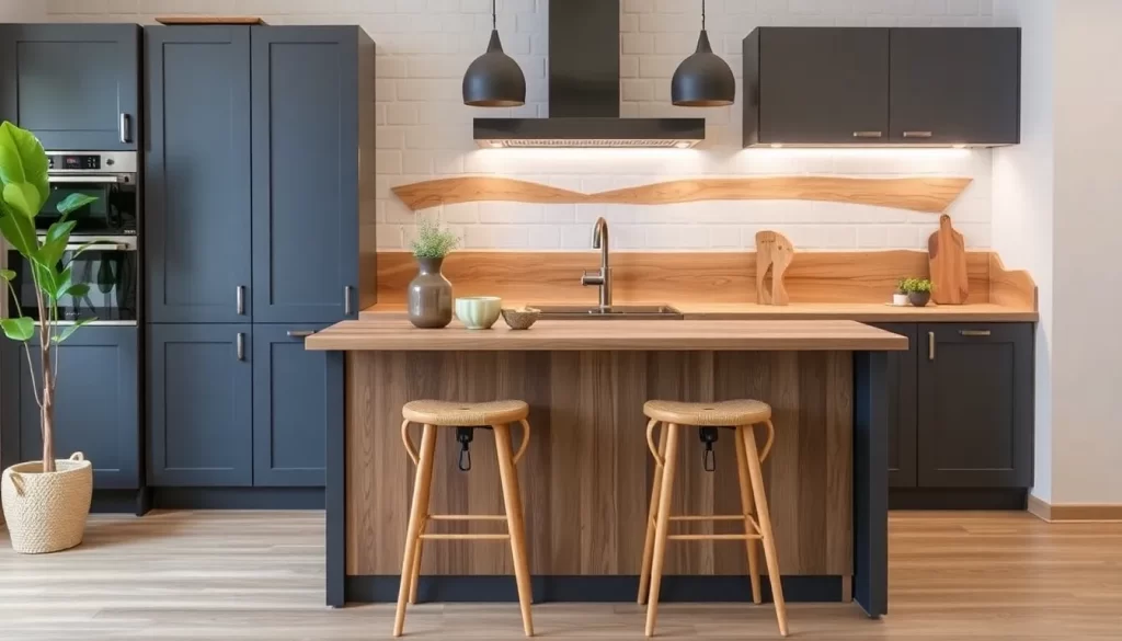 Ideas creativas para hacer muebles de palés de madera en la cocina