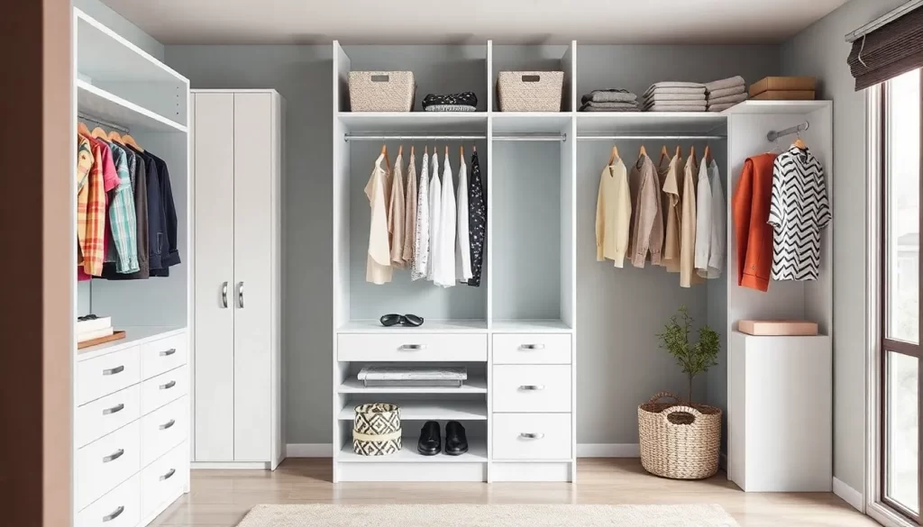 Ideas económicas para crear un closet o armario funcional