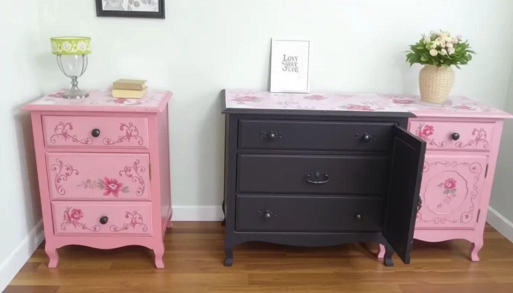 Ideas y fotos para decorar muebles con papel pintado